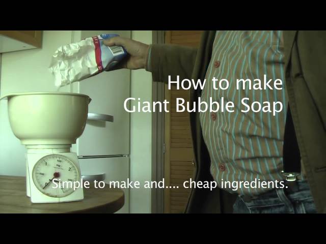 How to make Super bubble soap. class=