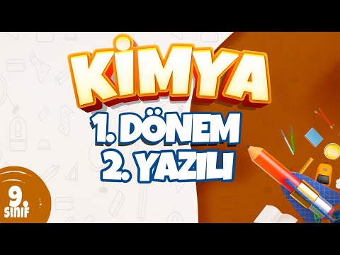 9. Sınıf 1. Dönem 2. Yazılı Hazırlık I Kimya