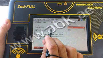 Nissan Tiida 2010+ Transponder Key Programming by Zed-Full key programmer