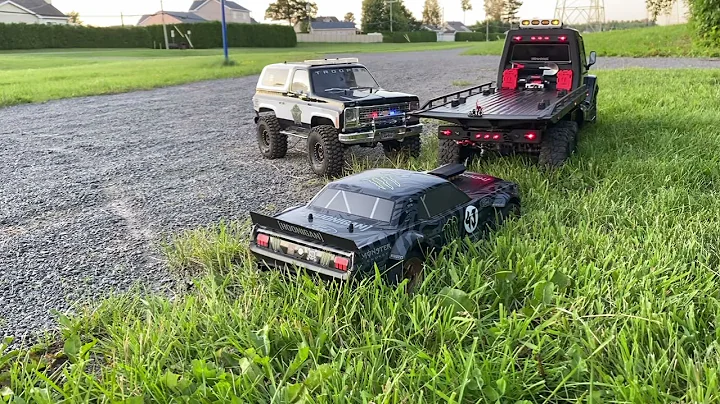 TRX6 Ultimate Hauler with TRX4 and HPI Hoonigan