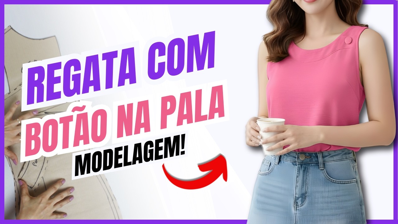 Como Fazer Modelagem de Regata com Pala