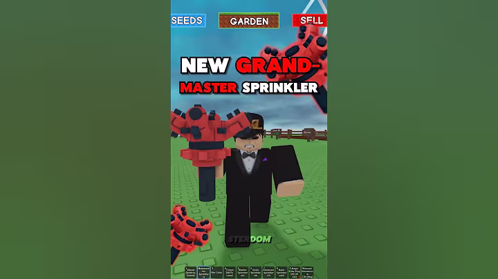 NEW Grandmaster Sprinkler is CRAZY! 🤑 #growagarden