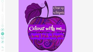 Colouring on my iPad - pigment app - Paperlike (H4N) ASMR whisper rambles screenshot 5