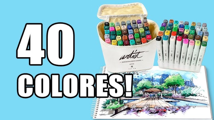 ALEX BOG ESTUCHE MALETÍN 120 ROTULADORES LUXURY CANVAS GAMA ARTIST