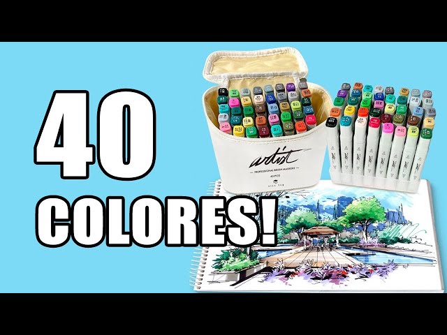 Papelería Popular - #Marcadores #PuntaPincel 🌈Rotuladores Acuarelables de  doble punta🌈 🔹Punta Pincel 🔸18 COLORES 🔹Cosigue efectos FANTÁSTICOS  🔸Ideal para diseños e ilustraciones PEDIDOS➡️➡️ WHATSAPP   #LaPopular