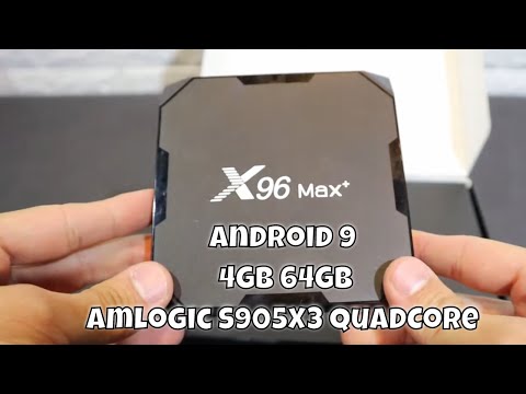 X96 MAX Plus Smart TV BOX 8K Android 9 0 Amlogic S905X3 Quad Core 4GB 64GB