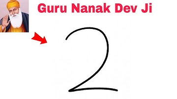 Guru nanak jayanti special drawing | guru nanak dev ji drawing | easy drawing of guru nanak dev ji