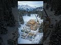 Building a Luxury Mountain Cabin in the Snow ❄️🏔️