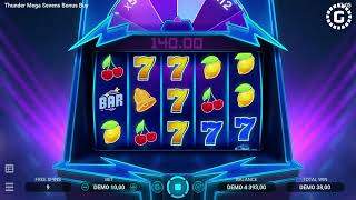 Thunder Mega Sevens by Evoplay Video Review | GamblerID screenshot 2