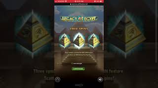 Legacy of Egypt Real Money Slots At Syndicate Casino (link in description) screenshot 2