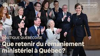 Christine Fréchette dévoile son Conseil des ministres
