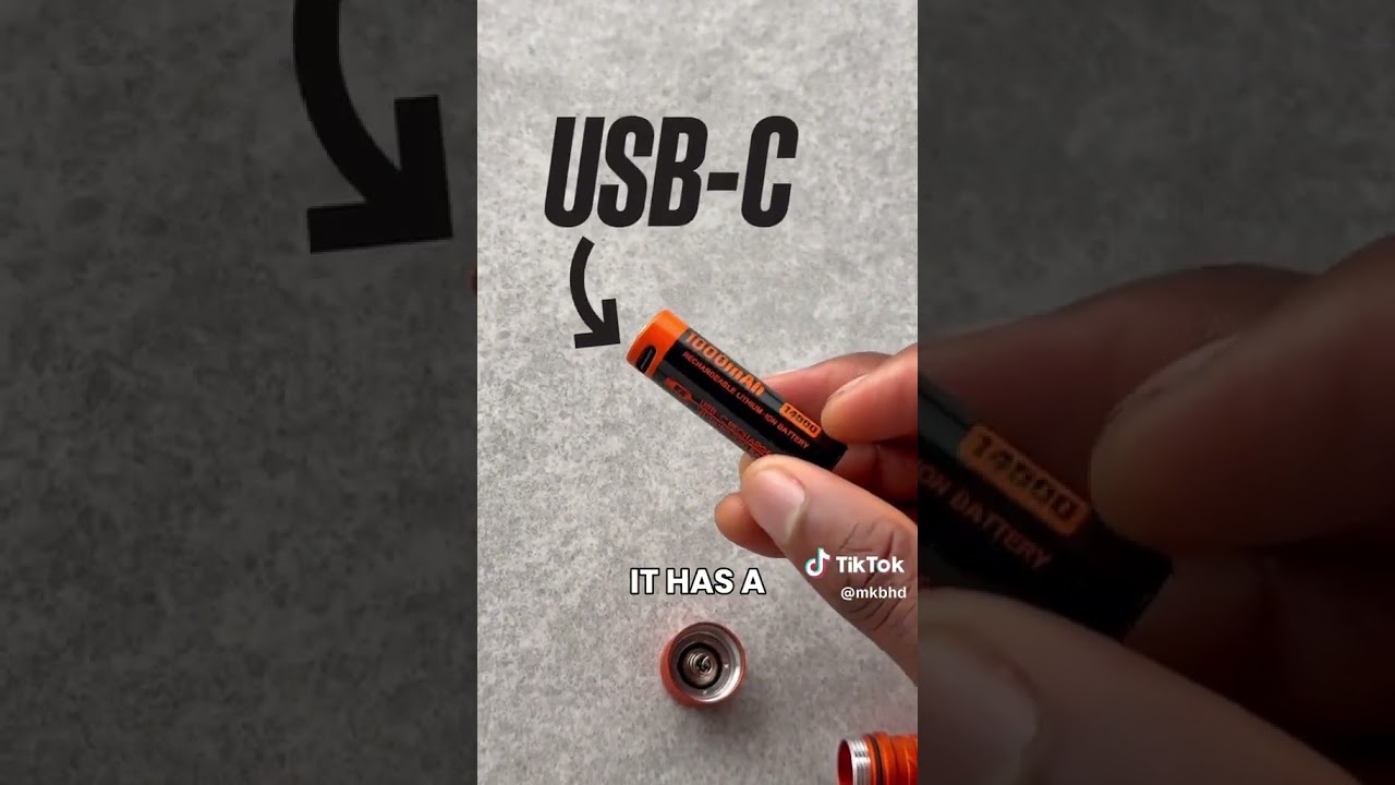 This exists,1000mAh AA rechargeable battery with USB-C