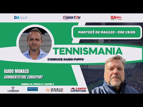 Guido Monaco in live TennisMania alle 19:05