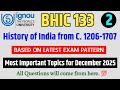 BHIC 133 Important Questions December 2025 in English | BHIC 133 Question Paper IGNOU Exam