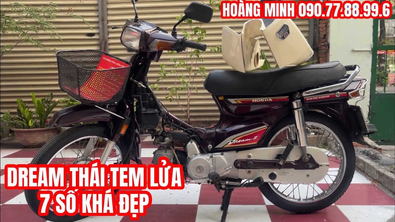 HOÀNG MINH BÁN XE DREAM THÁI TEM LỬA 7 SỐ KHÁ ĐẸP 📱 090.77.88.99.6 ...