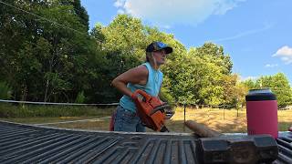Fence Work, Chainsaw Problems & a STRANGER at My House?! | Rust Ridge Ranch
