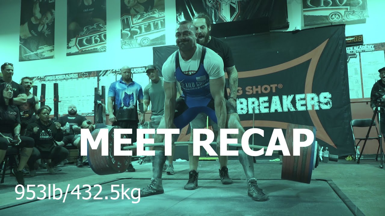 2122lb total 215lb BW World Record Total Slingshot Record Breakers