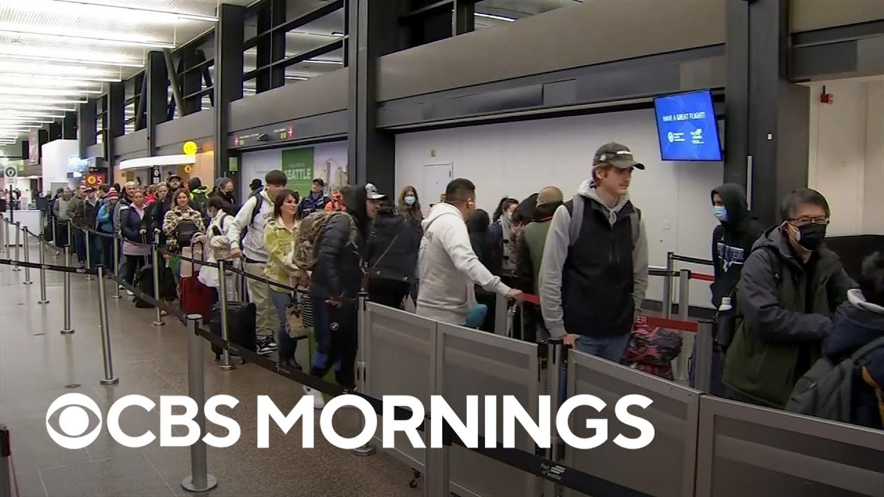 Travel chaos continues as winter storms sweeps across country - YouTube