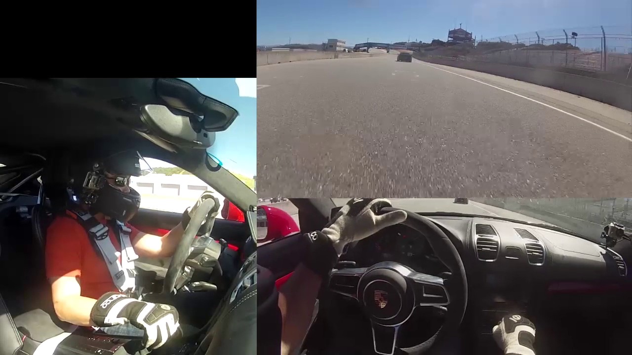 GT4 vs 350R at Laguna Seca