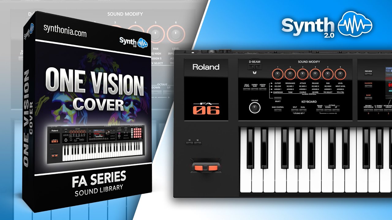 ONE VISION COVER PACK (31 new sounds) | ROLAND FA SERIES | QUEEN