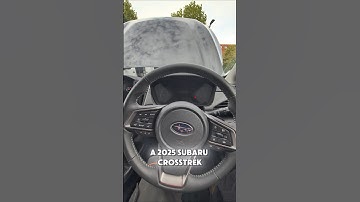 NEW Subaru CrossTrek 2025 🚨 How to reset the service light? #fyp #service #subaru
