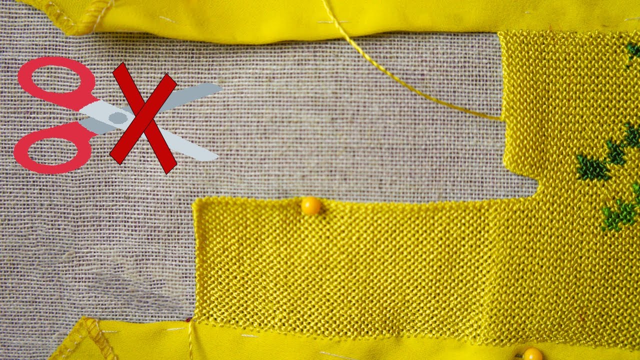 randa - فتحة العنق بطريقة حصرية ناجحة💯 وبدون تقطيع الثوب سر ونصيحة