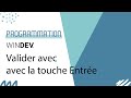 WINDEV - Exécuter le code d'un bouton avec la touche Entrée