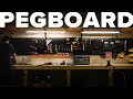 Building a pegboard wall in my garage