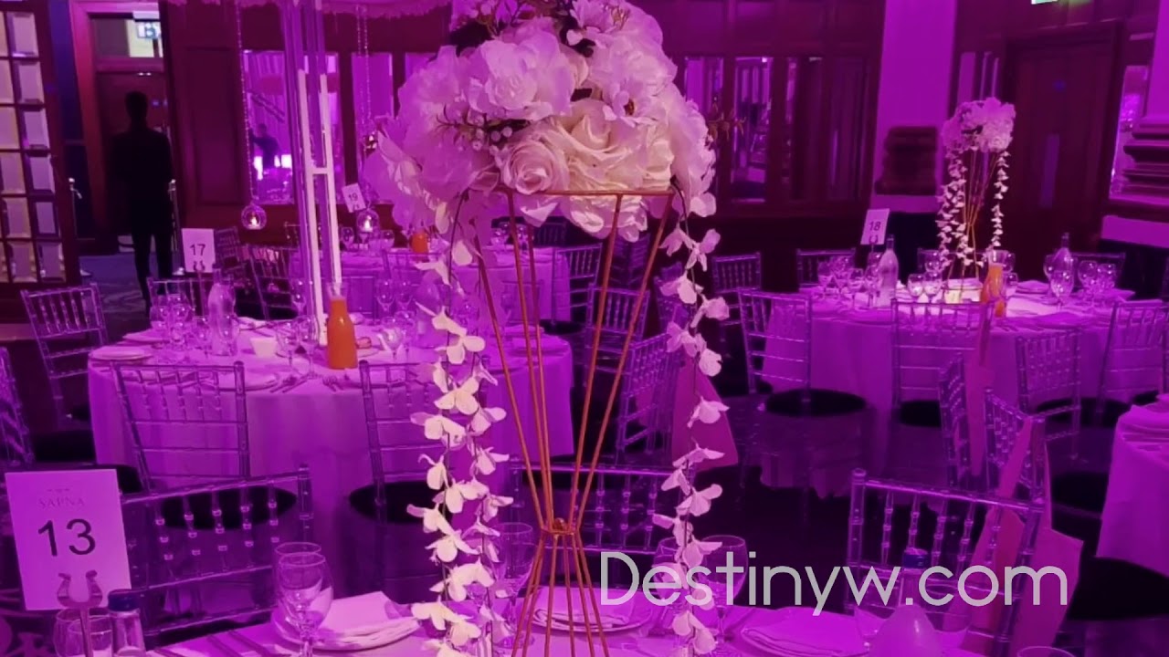 8 Northumberland Avenue Wedding set up by Destiny Weddings