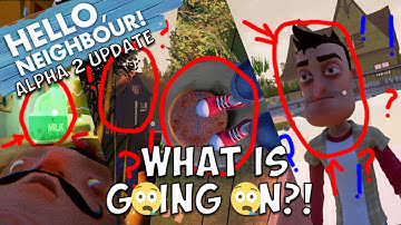 EXPOSING SECRETS - Hello Neighbour (Alpha 2) | CHEAT CODES/SECRETS