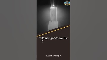 Ralph Waldo Emerson on Creating Your Own Path