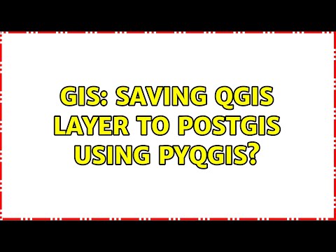 GIS: Saving QGIS layer to PostGIS using PyQGIS? (2 Solutions!!)