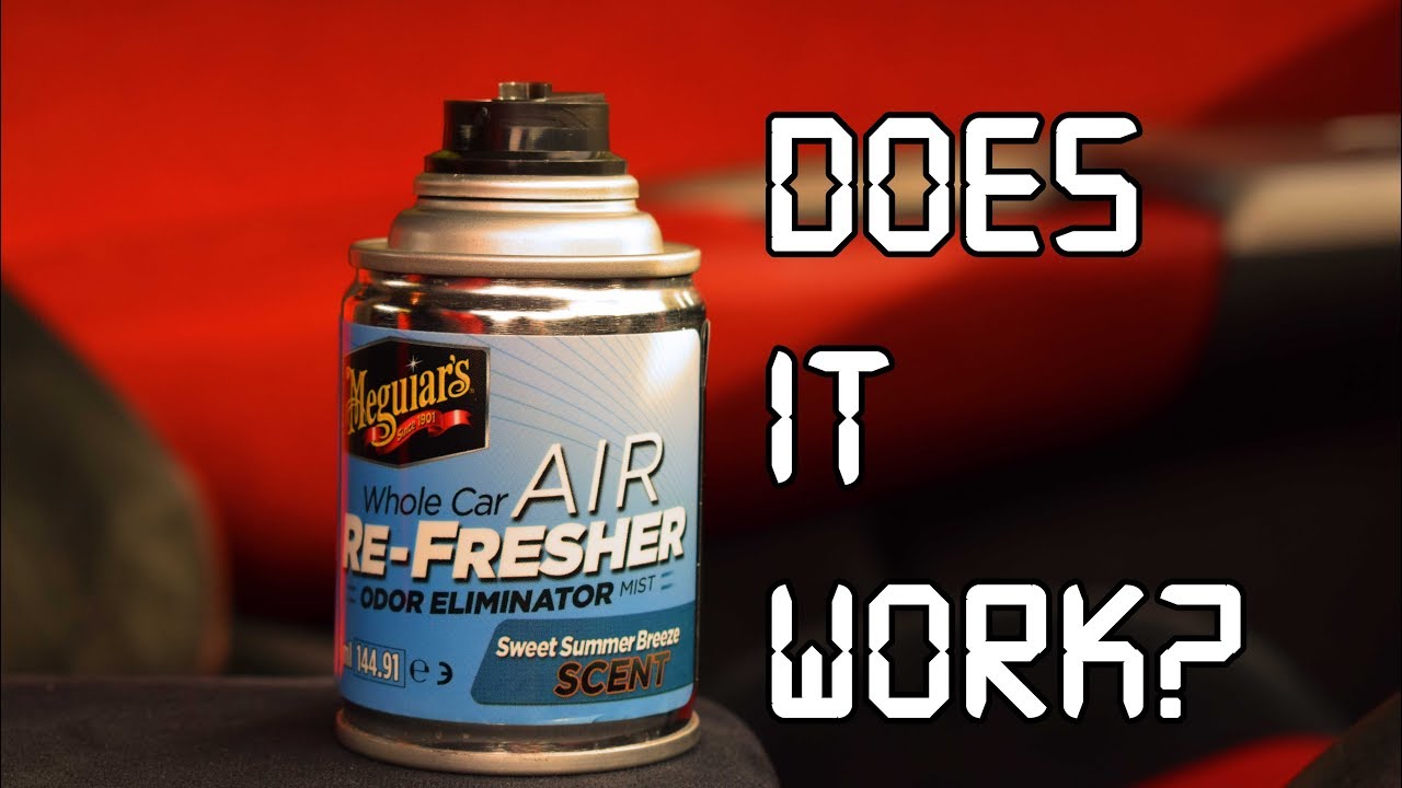 HOW TO & REVIEW: Meguiars Air Refresher - $20 bad smell solution? 