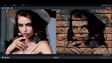 🎨 How to create Simple Graffiti from photo? | PhotoDirector 12(365) Tutorial