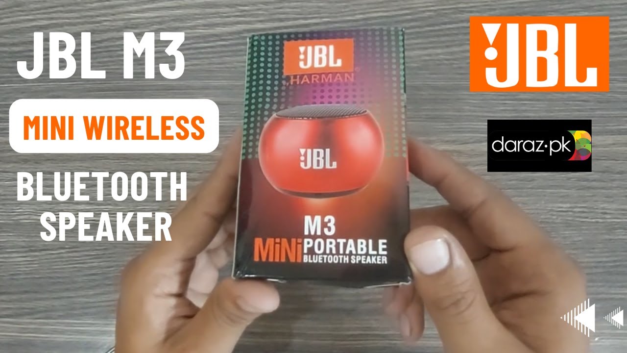 JBL M3 Mini Bluetooth Speaker Daraz Unboxing and Review YouTube
