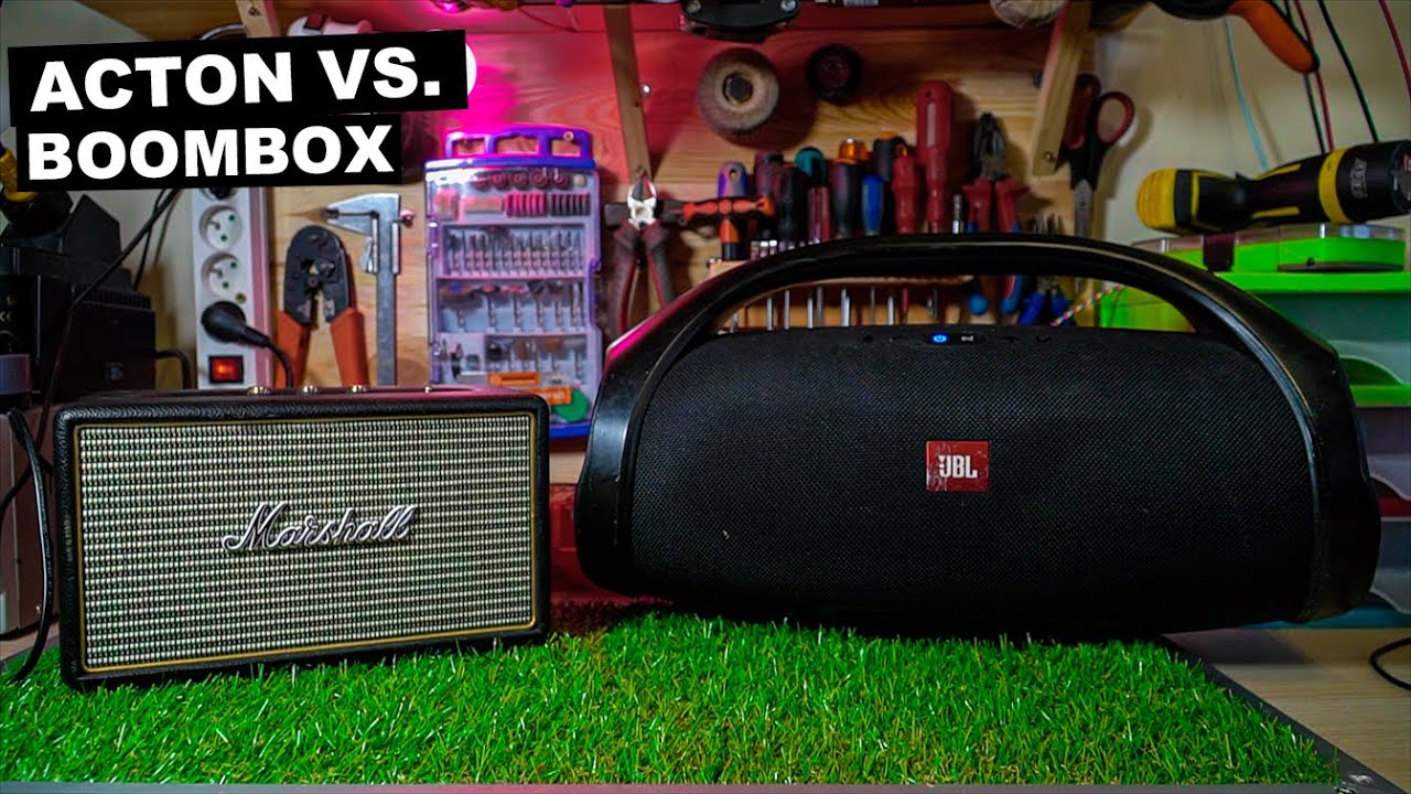 Kapel Telemacos frugthave JBL Boombox VS Marshall Acton 😳 - YouTube
