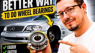 1988-2001 Mercedes Benz (R129) HOW TO Rear Wheel Bearing Replacement. The Best Way.