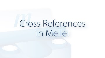 Mellel Quick Tutorial: Cross Reference