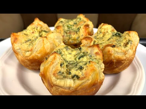 HOW TO MAKE SPINACH CHEESE PUFFS!