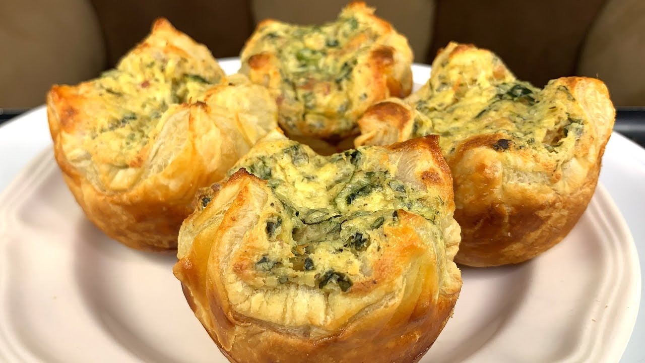 HOW TO MAKE SPINACH CHEESE PUFFS!