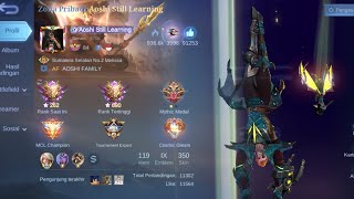 Top Global Rank Aoshi Still Learning Mobile Legends