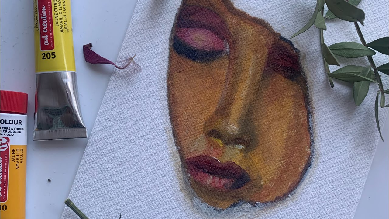 Time lapse | Portrait in oil | Using Smart Art Box Supplies | Royal Talens | Jasvir Kambo