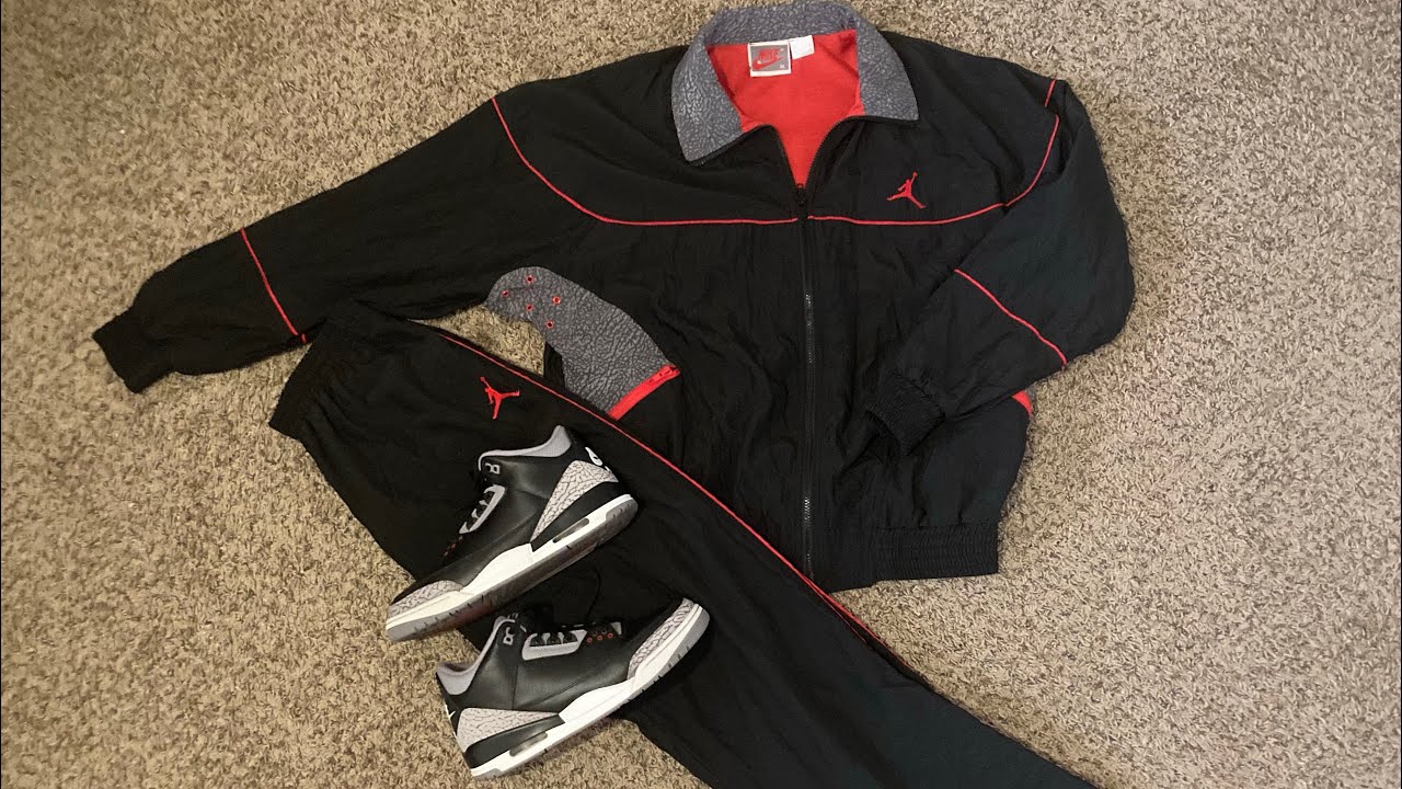 My Original 1988 Nike Air Jordan 3 Warm Up Suit - YouTube
