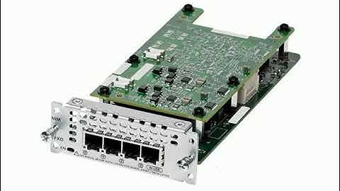 Cisco NIM-4FXO 4-port Network Interface Module - FXO (Universal)