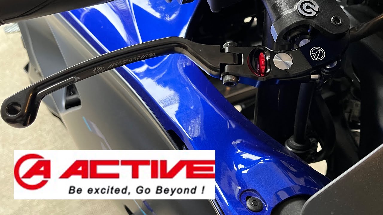 ACTIVE STFブレーキ＆クラッチレバーへの交換 【YZF-R7】 - YouTube