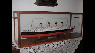 Titanic model from recycled material