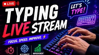 🔴 LIVE Typing Practice | RRB NTPC, SSC CGL, DSSSB Typing Test | Speed + Accuracy Challenge
