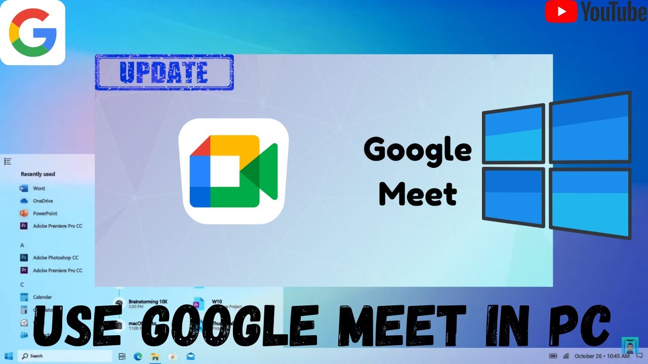 How to Download and install Google Meet in Laptop (PC)... - youtube