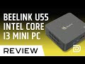 Beelink U55 Intel Core i3 Mini PC Review // 128GB SSD 8GB RAM HDMI WiFi