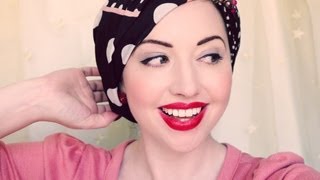 Four New Ways to Tie a Headscarf. More Vintage Glamour!